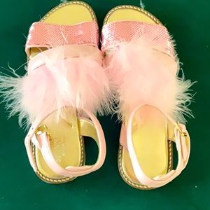 Monnalisa pink dress shoes